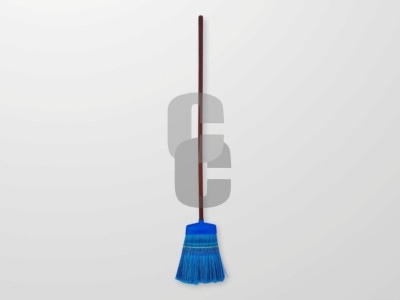 Метла пластмасова с ДЪЛГА дръжка